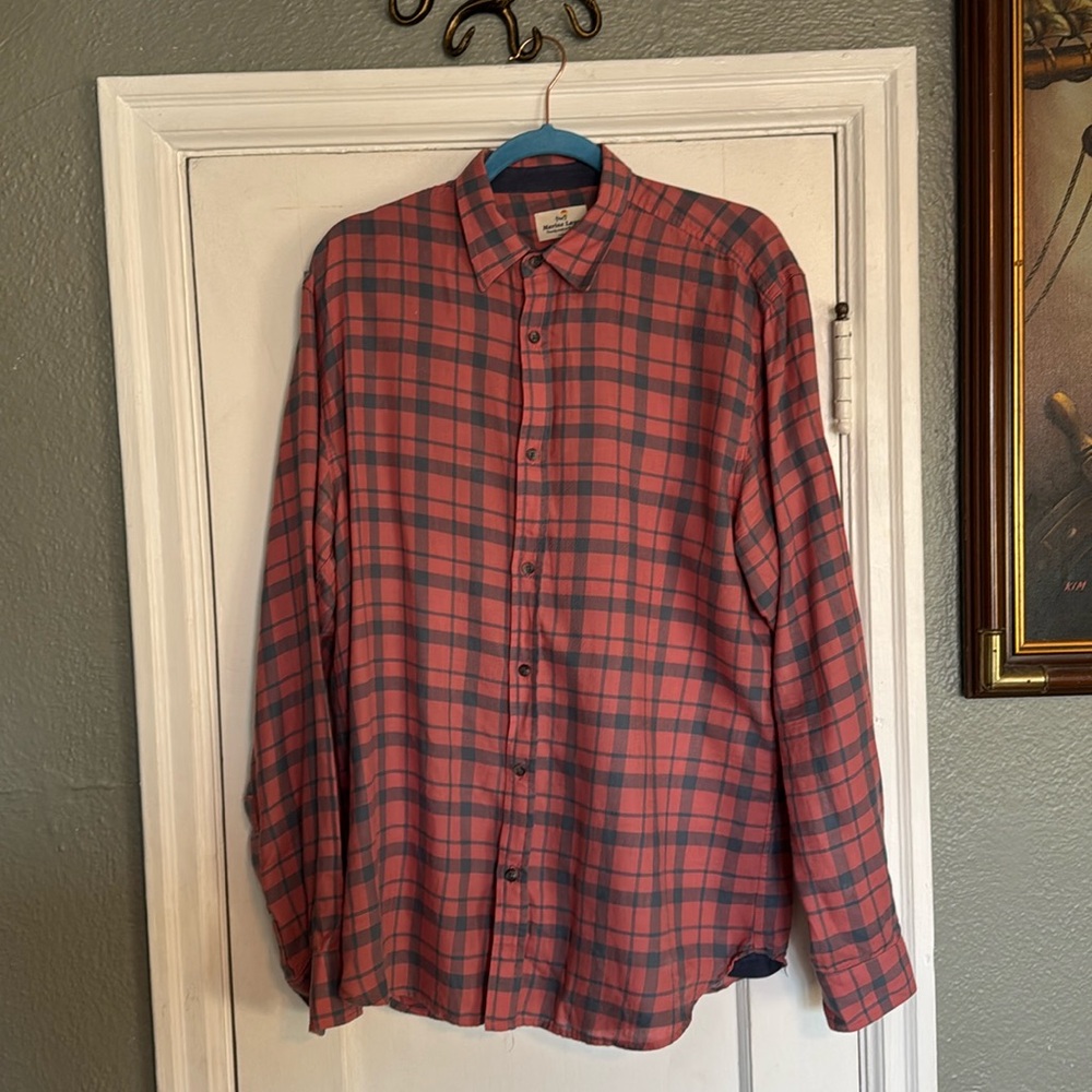 Marine Layer plaid shirt